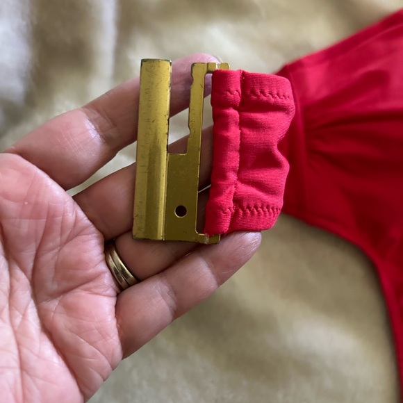 Cherry tomato red medium swimsuit from J Crew - Picture 6 of 6